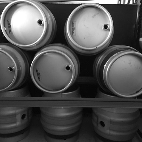 Garden City Brewery Barrels