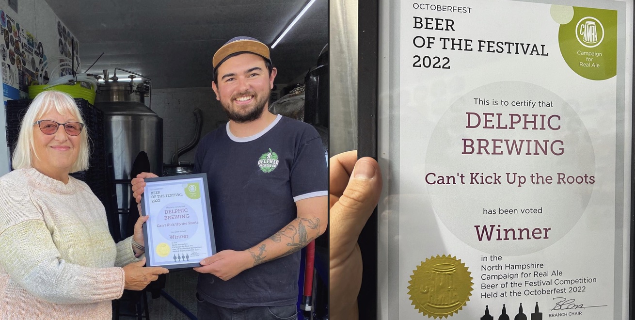 Beer of the Festival 2022 Award. North Hampshire branch