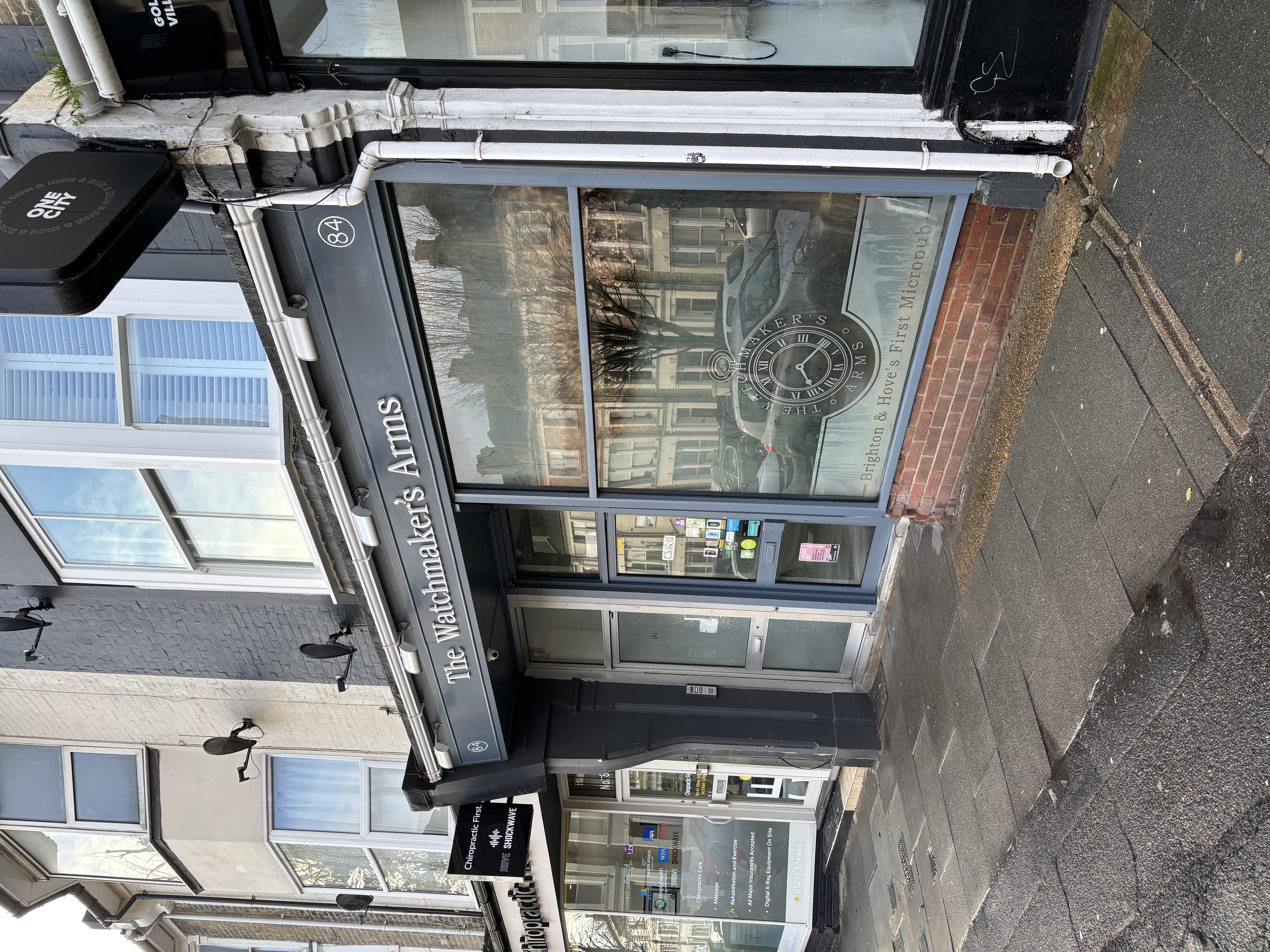 Watchmakers Arms/ the brewery is at the rear of the pub