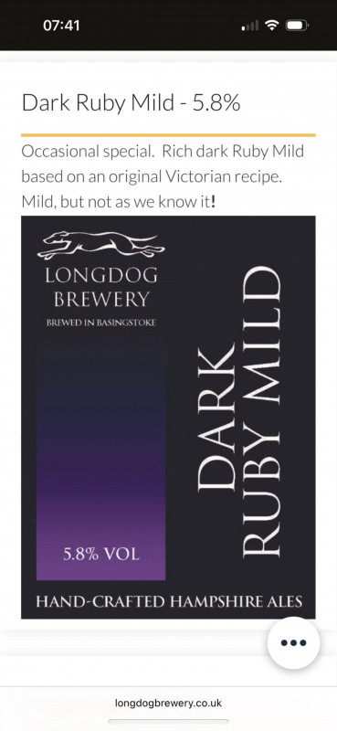 Longdog - Dark Ruby Mild