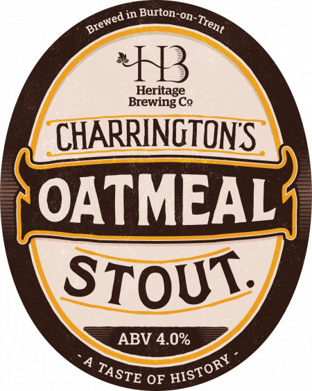 Charrington Oatmeal Stout pump clip
