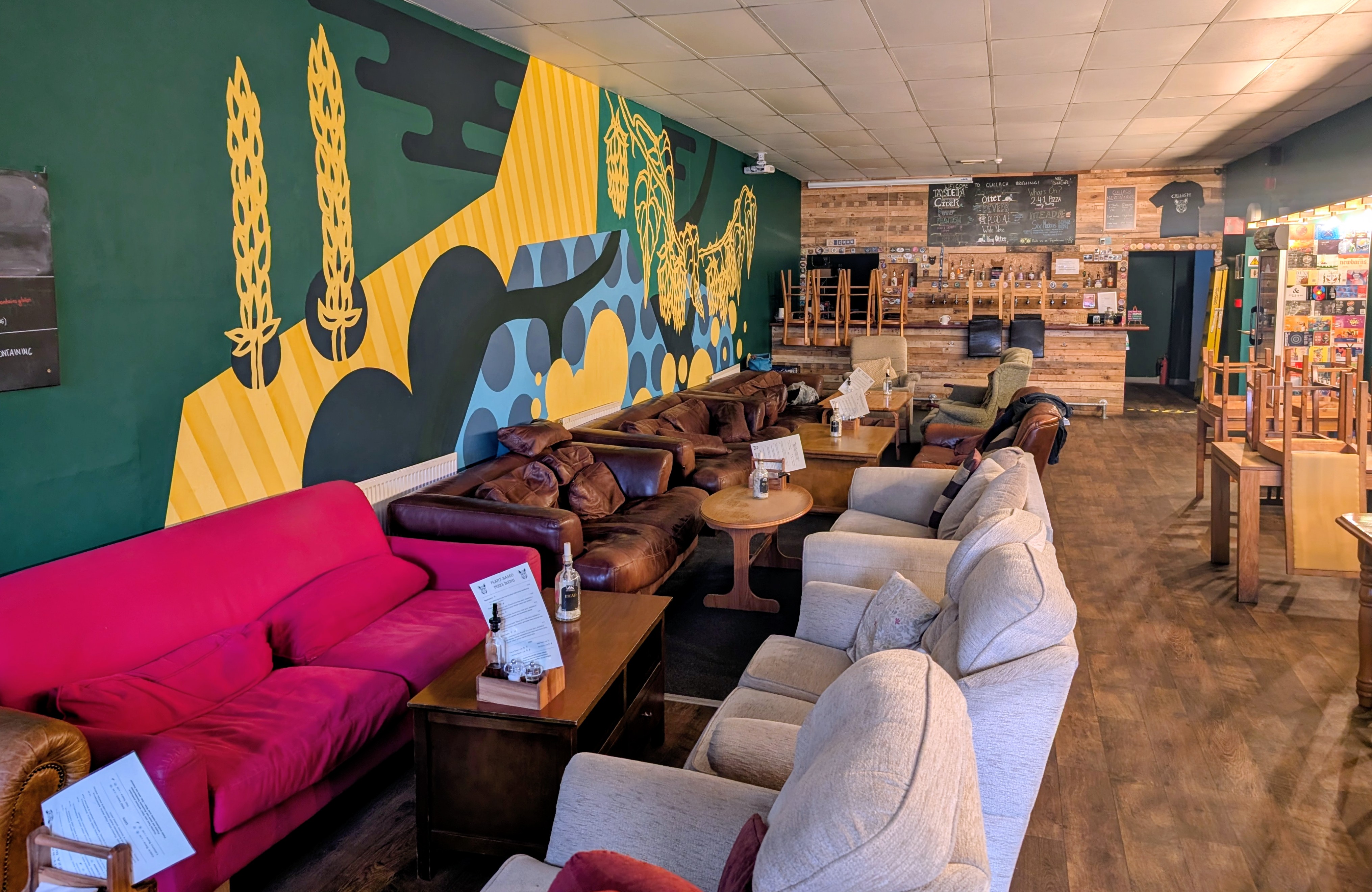 Cullach Brewery taproom interior
