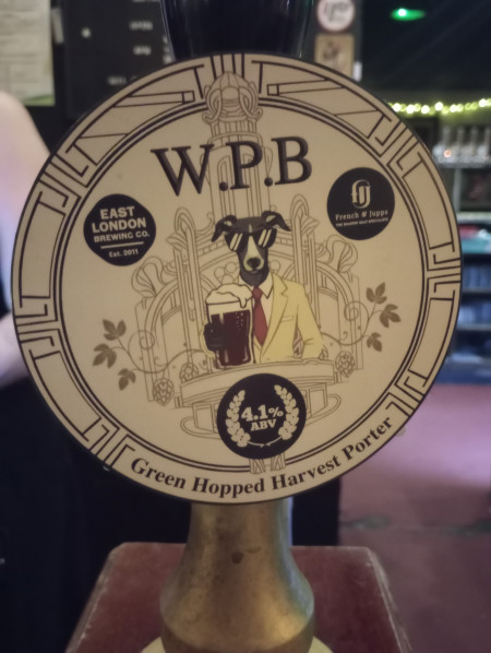 Walthamstow Beer Green Harvest Porter.