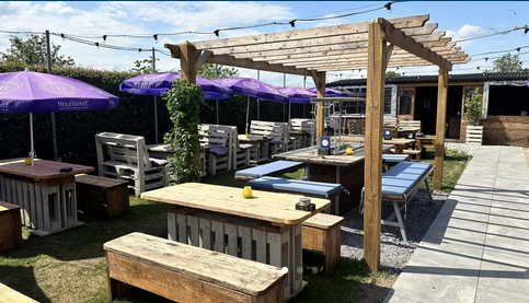 beer garden