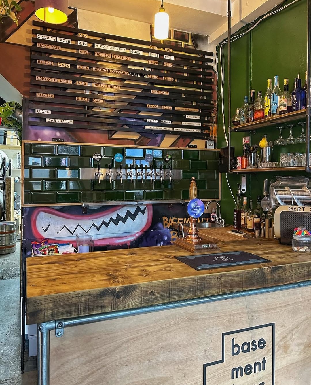 Basement Beer taproom 