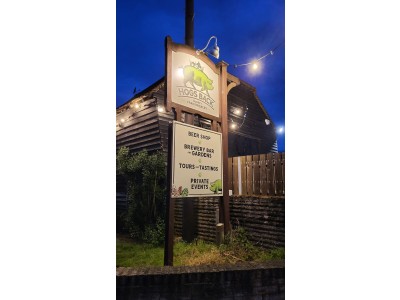 Hogs Back Brewery Sign
