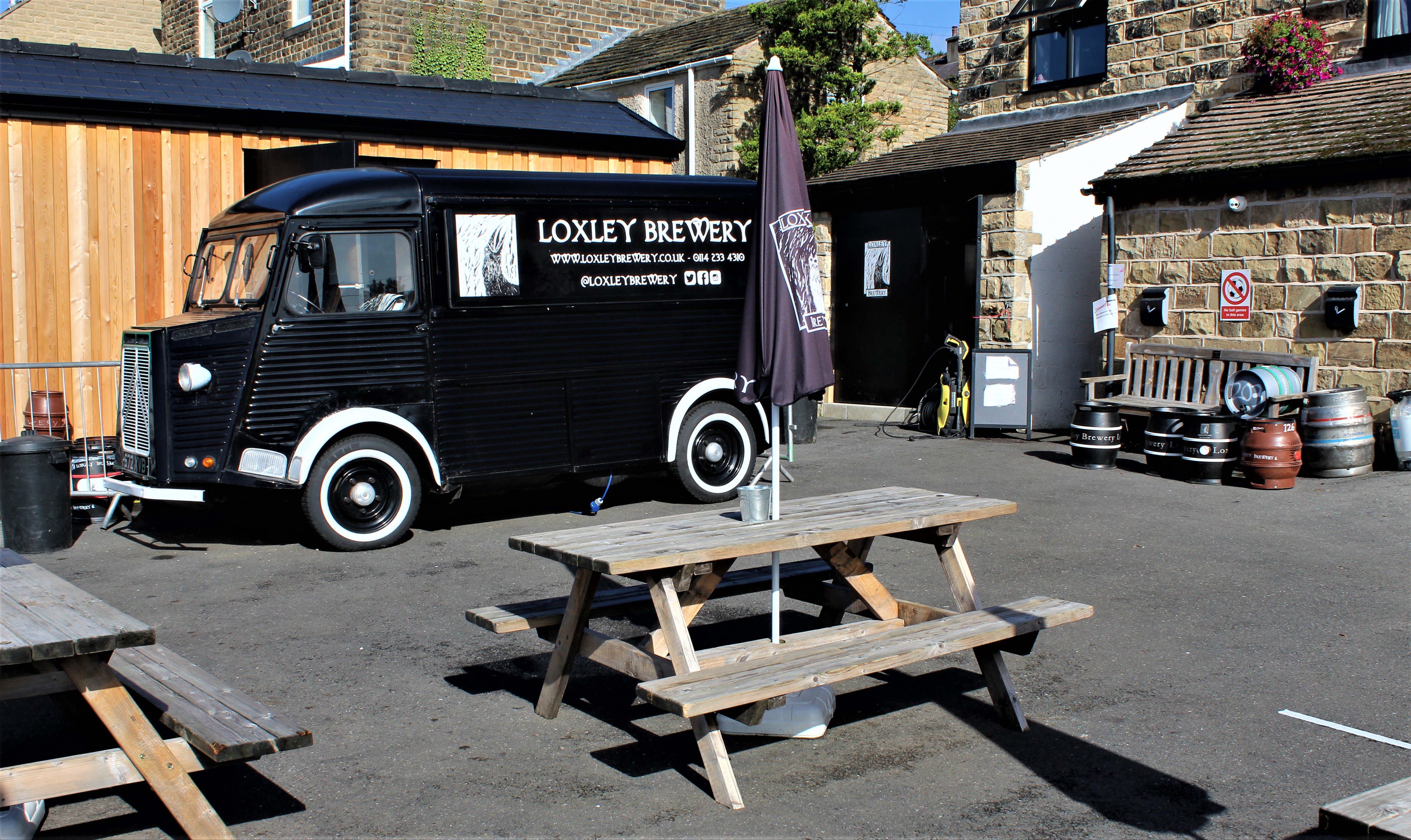 Loxley Brewery and van