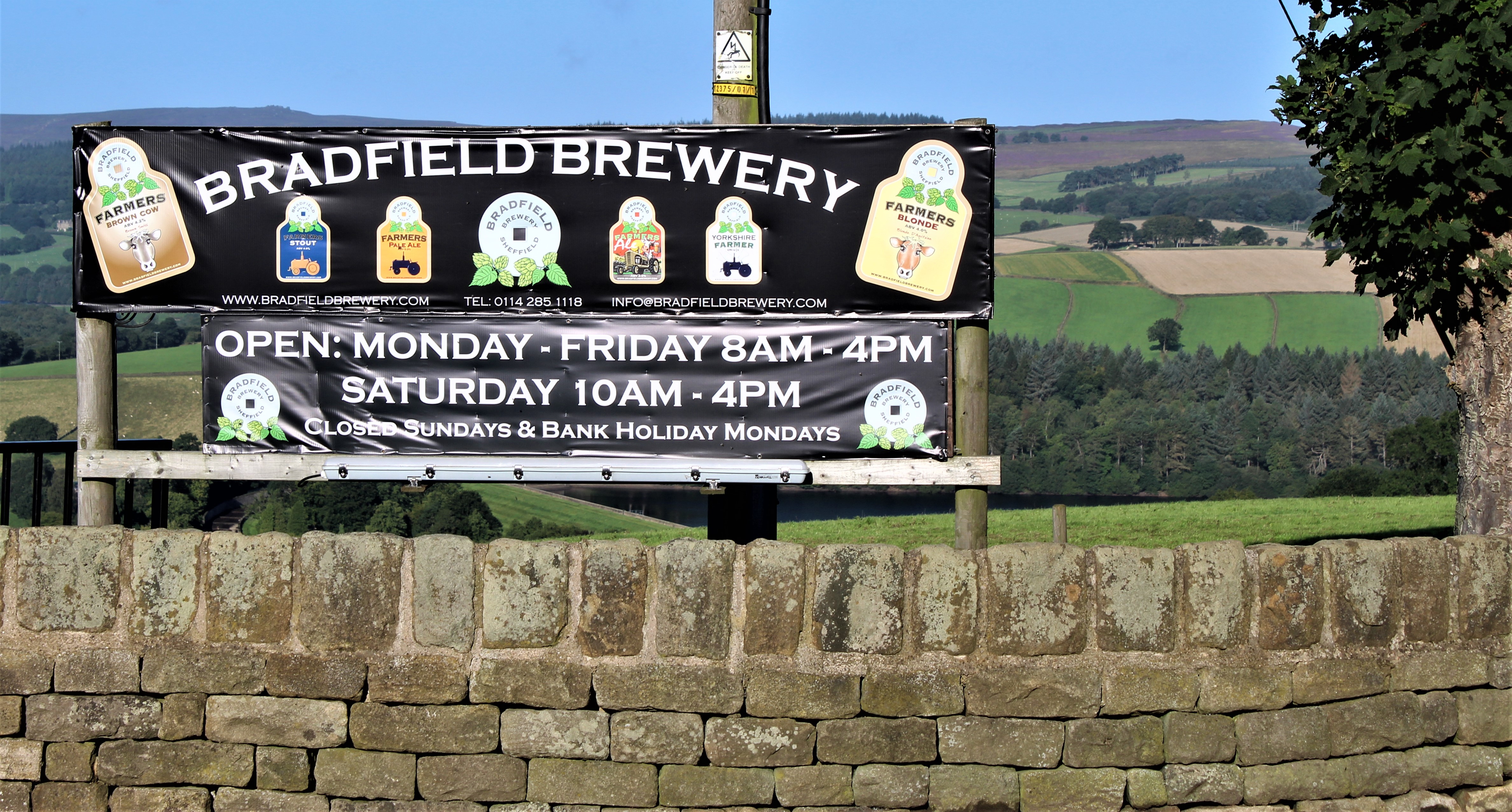 Entrance to Bradfield Brewery