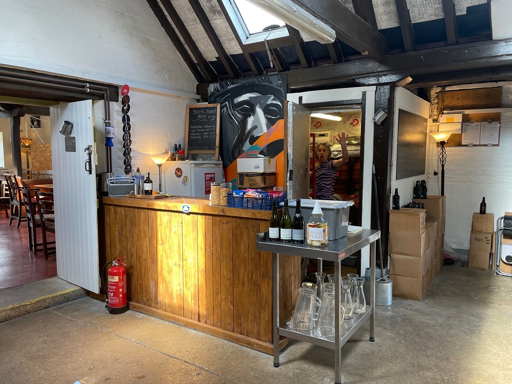 Tap room bar