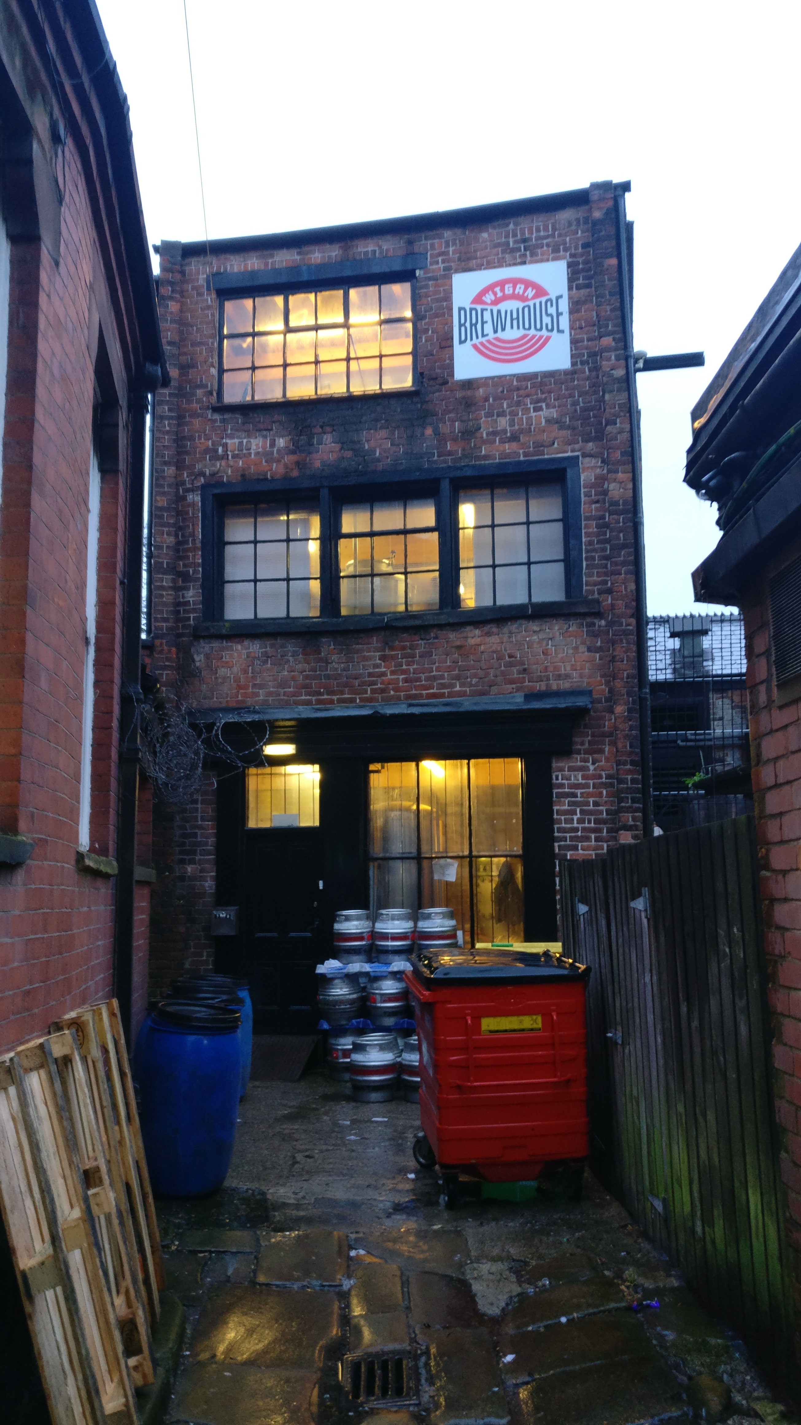 Wigan Brewhouse Exterior, Feb 2019