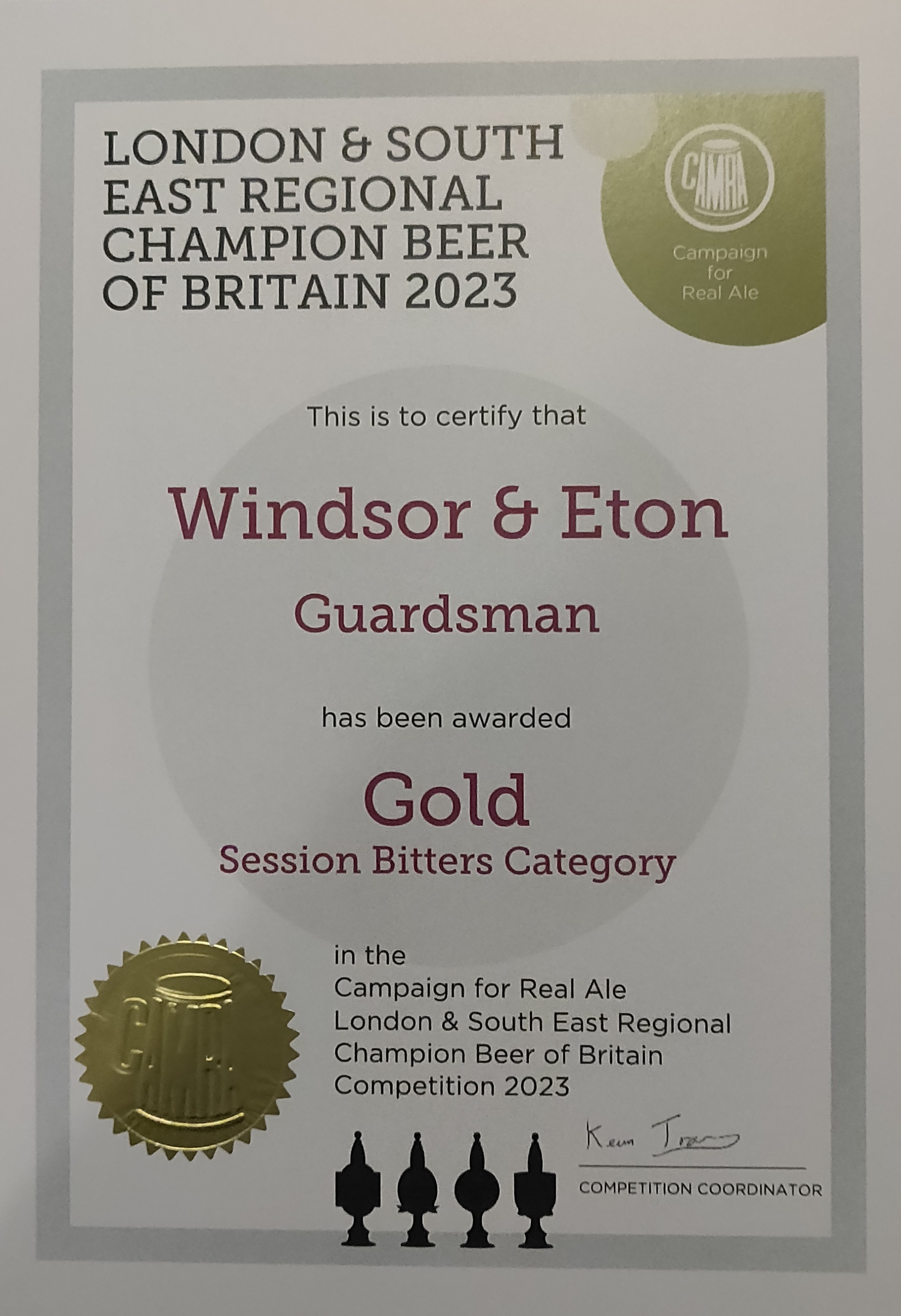 London & SE Regional CBOB 2023