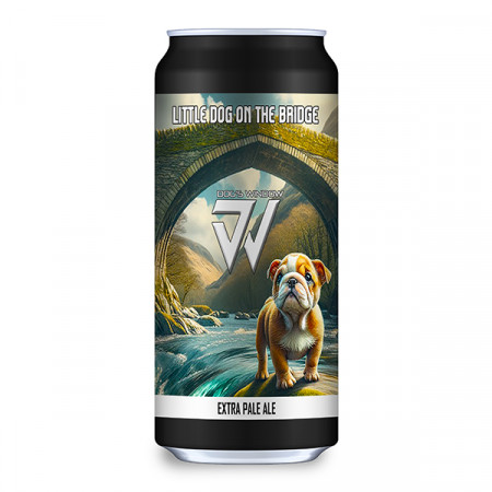 Dog's Window - Little dog on a Bridge