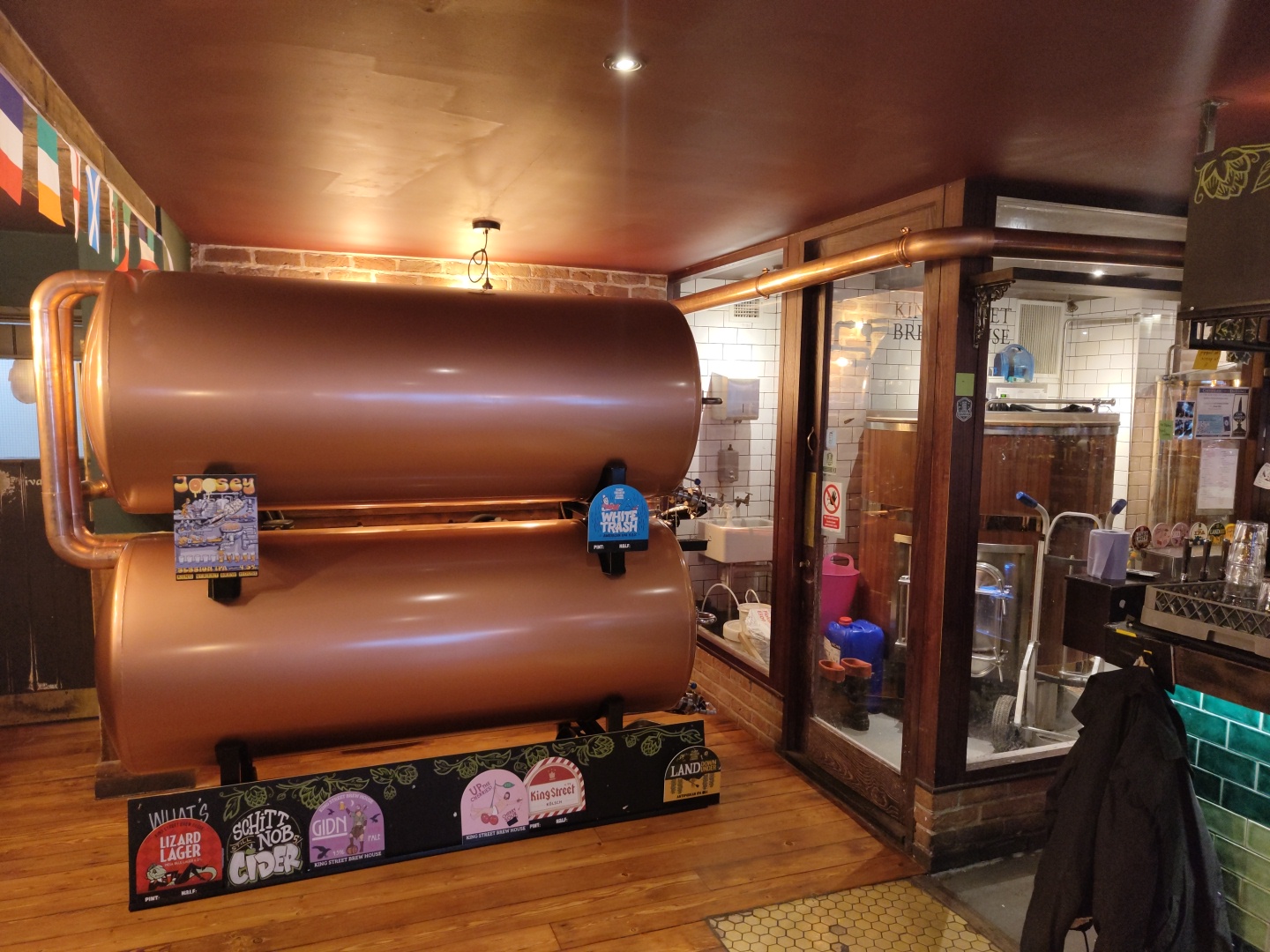 King street Brewhouse brewing equipy