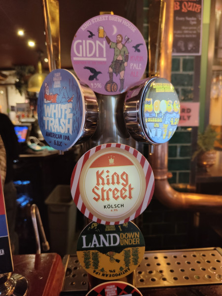 Miscellaneous king street Brewhouse keg beers